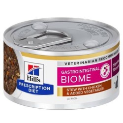 Hill' s Prescription Diet i/d Gastrointestinal Biome Spezzatino per gatti con pollo e verdure aggiunte da 82 gr