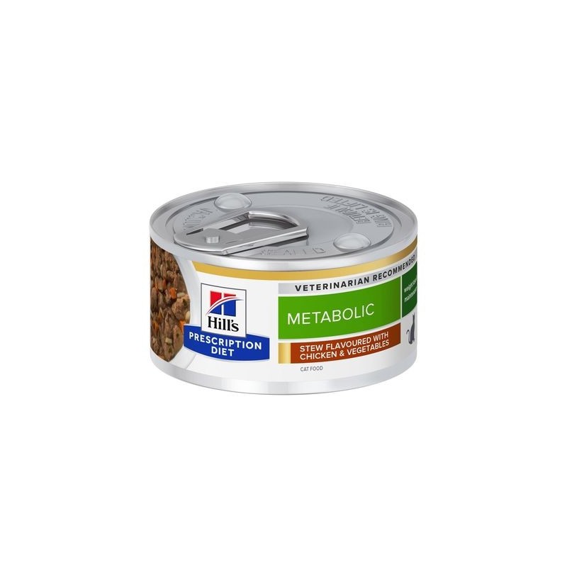 Hill’s Feline Prescription Diet Metabolic Spezzatino di Pollo e Verdure da 82 gr 