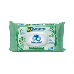 Elanco Salviette Detergenti Timo e Tea Tree Oil per Cani da 50 Pezzi