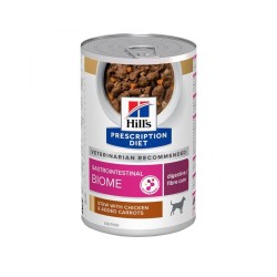 Hill's Prescription Diet Digestive Fibre Care Gastrointestinal Biome Alimento Umido per Cani con Spezzatino di Pollo da 354 gr