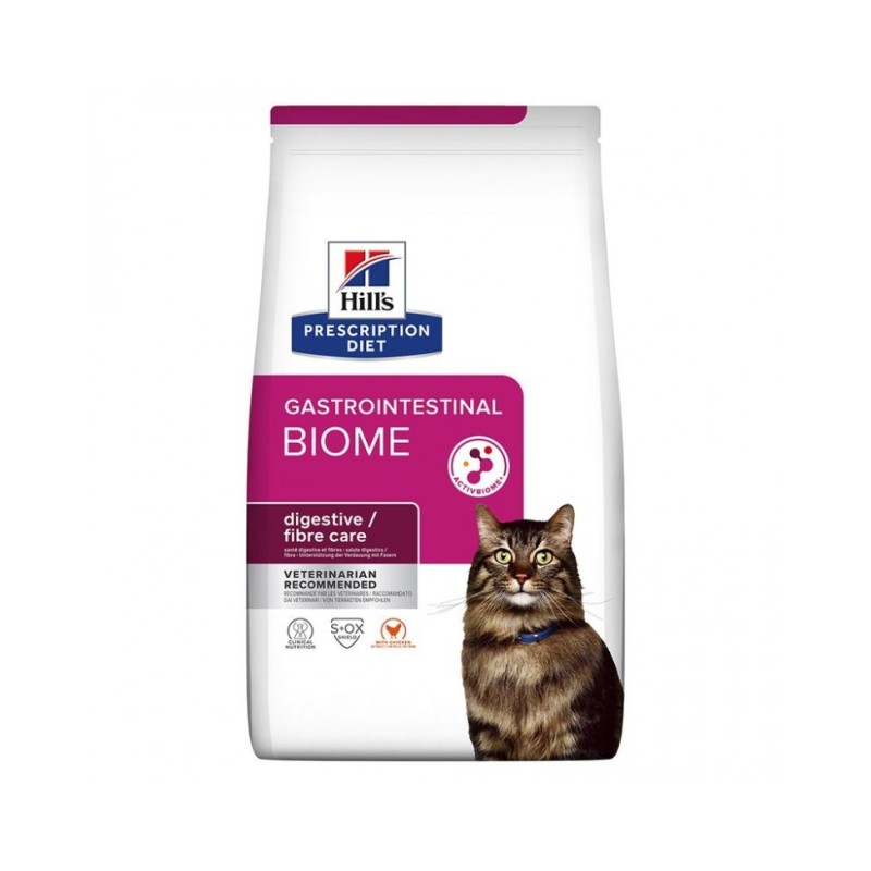 Hill's Prescription Diet Gastrointestinal Biome Secco Gatto Pollo da Kg 1,5