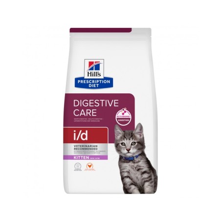 Hill's Prescription Diet i/d Salute digestiva alimento secco per gattini con pollo 1.5 kg Crocchette