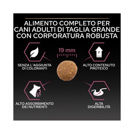 Purina Pro Plan Sensitive Skin Large Robust Adult Salmone da kg 14
