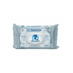 Elanco Salviette Detergenti Senza Profumo per Cani da 50 Pezzi