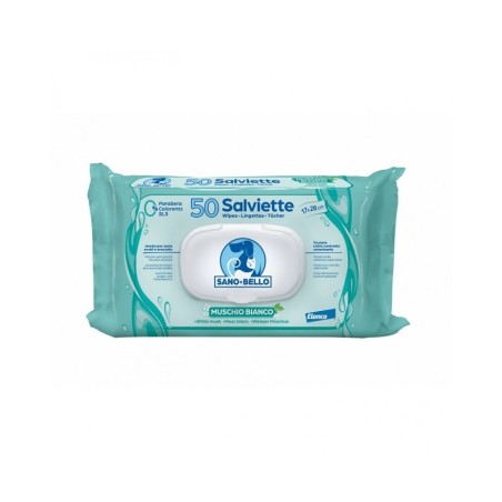 Elanco Salviette Detergenti Muschio Bianco per Cani da 50 Pezzi