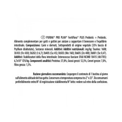 Purina Pro Plan Fortiflora Plus probiotico + prebiotici per gatti 30 Buste da 1,5 Gr