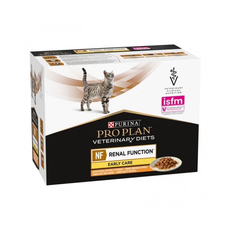 Purina Pro Plan Veterinary Diets Feline NF Renal Function Early Care Pollo 85 gr Umido Gatti