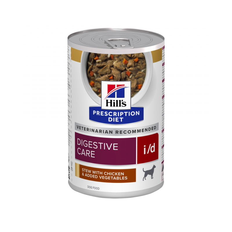 Hill's Prescription Diet i/d spezzatino per cani aromatizzato con pollo e verdure da 354 gr