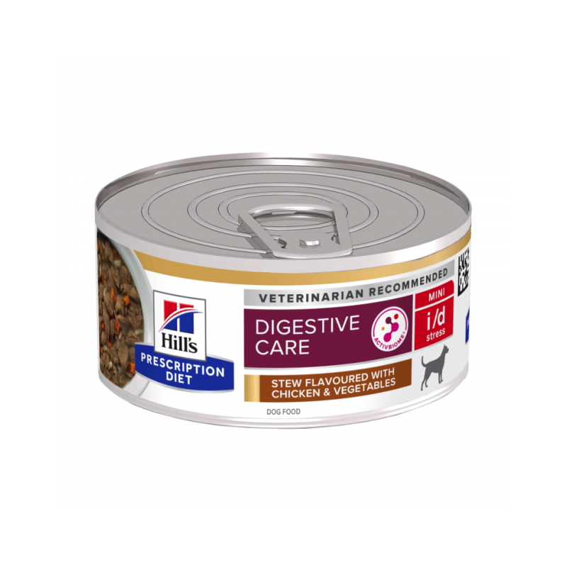 Hill's PRESCRIPTION DIET i/d Stress spezzatino per cani per la salute gastrointestinale con pollo e verdure 156g