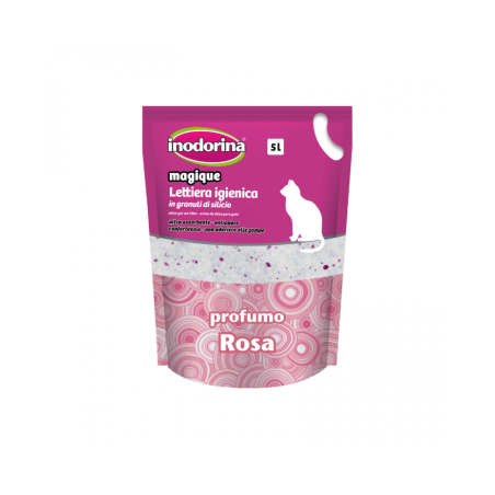 Pet Village Inodorina Magique 5 Lt Profumazione Rosa ( 2,2 kg )