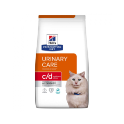 Hill's PRESCRIPTION DIET c/d Multicare Stress crocchette per gatti per la salute urinaria con pesce oceanico da 8 kg