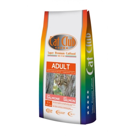Cat Club Super Premium Alimento per per gatti adulti con salmone da kg 1,5