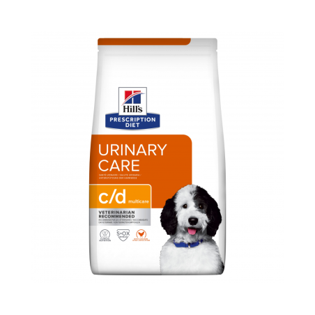 Hill's Prescription Diet c/d Multicare Urinary Care Alimento per Cani al Pollo da kg 12