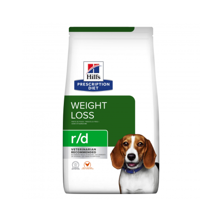 Hill's Prescription Diet r/d Alimento per Cani con Pollo WEIGHT REDUCTION secco da kg 10