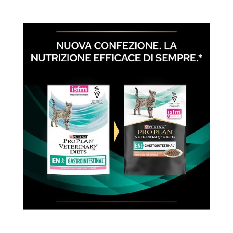 Purina Pro Plan Veterinary Diets Feline EN ST/OX Gastrointestinal Salmone da 85 gr Umido Gatti