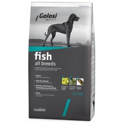 Golosi Fish con pesce e riso per il cane adulto di qualsiasi taglia da 12 kg