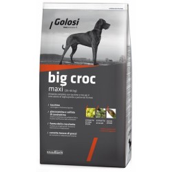 Golosi Big Croc maxi per cane di taglia grande 26 - 44 kg con tacchino e riso da 12 kg