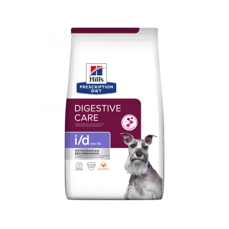 Hill’s Prescription Diet Canine i/d Low Fat Digestive Care 12 kg Pollo Crocchette Dietetiche per Cani con Problemi Gastrointesti