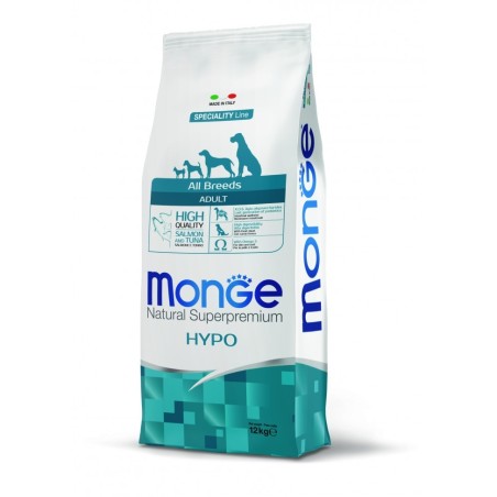 Monge Superpremium All Breeds Hypo Salmone e Tonno da kg 12 cane
