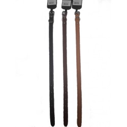 Collare cuoio piatto 50x2 nero
