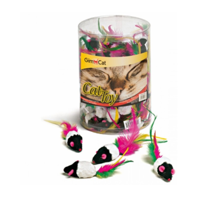 Topini con coda di piume per gatti art. 80200