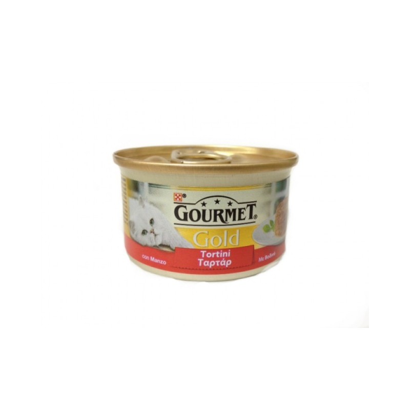 Purina Nestlè Gourmet Gold Tortini 85 gr con MANZO