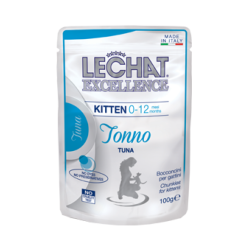 Monge lechat excellence buste con tonno kitten da gr 100