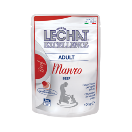 Monge lechat excellence buste adult manzo da 100 gr