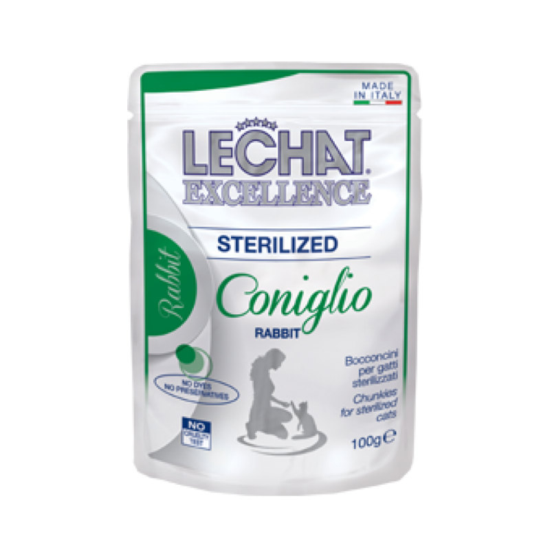 Monge lechat excellence buste sterilised coniglio da gr 100