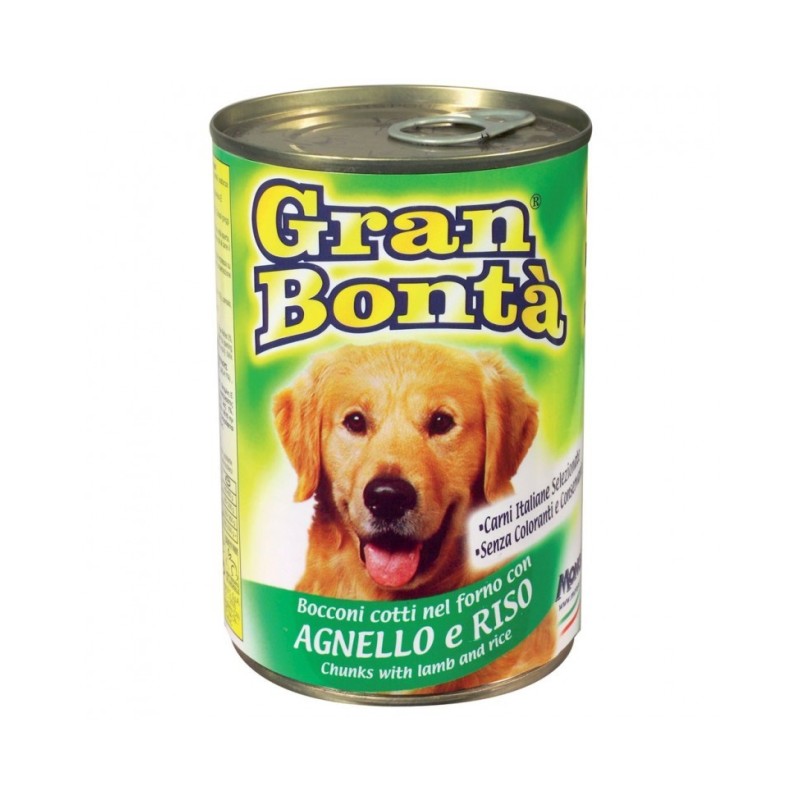 Monge GRAN BONTÀ Bocconi con agnello e riso da gr 400