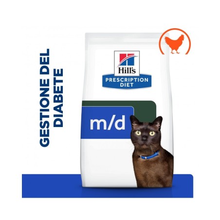 Hill's Prescription Diet m/d Feline 1,5 Kg secco