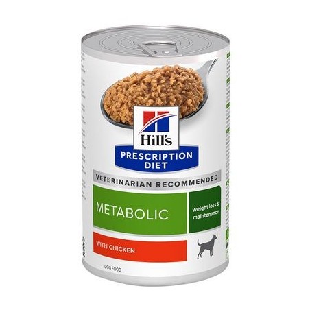 Hill's Prescription Diet Metabolic Canine Original Perdita e Mantenimento Aromatizzato con Pollo 370 gr Umido