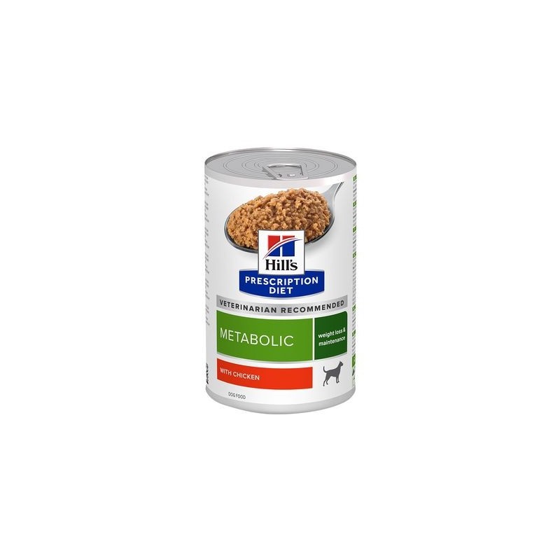Hill's Prescription Diet Metabolic Canine Original Perdita e Mantenimento Aromatizzato con Pollo 370 gr Umido