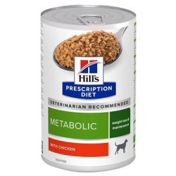Hill's Prescription Diet Metabolic Canine Original Perdita e Mantenimento Aromatizzato con Pollo 370 gr Umido