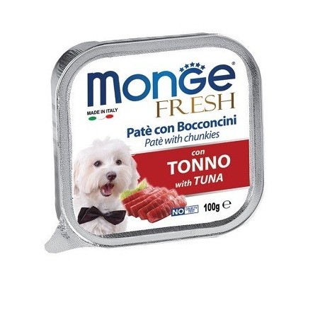 Monge SUPERPREMIUM Fresh Patè e bocconcini con tonno 100 gr