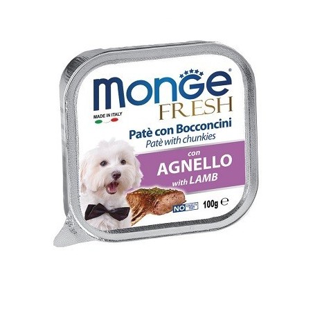 Monge SUPERPREMIUM Fresh Patè e bocconcini con agnello 100 gr