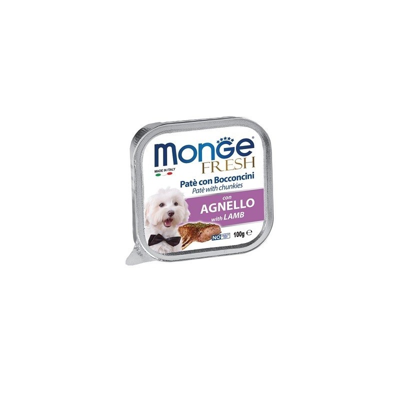 Monge SUPERPREMIUM Fresh Patè e bocconcini con agnello 100 gr
