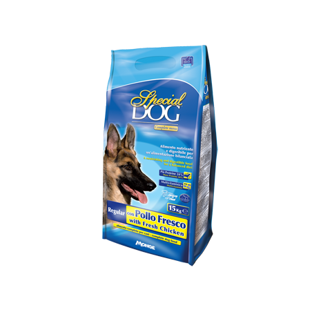 Monge SPECIAL DOG Regular premium crocchette con pollo fresco da 15 kg Multipack da 3 Conf. il Prezzo + Sped. Scende a € 27,42 C