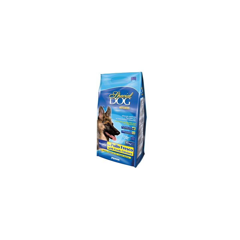 Monge SPECIAL DOG Regular premium crocchette con pollo fresco da 15 kg Multipack da 3 Conf. il Prezzo + Sped. Scende a € 27,42 C