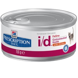 Hill's Prescription Diet i/d Feline In Pezzettini con Pollo 156gr umido