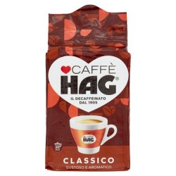 Caffè Hag Classico Decaffeinato 250 g – Selezione Arabica, Gusto Intenso e Delicato