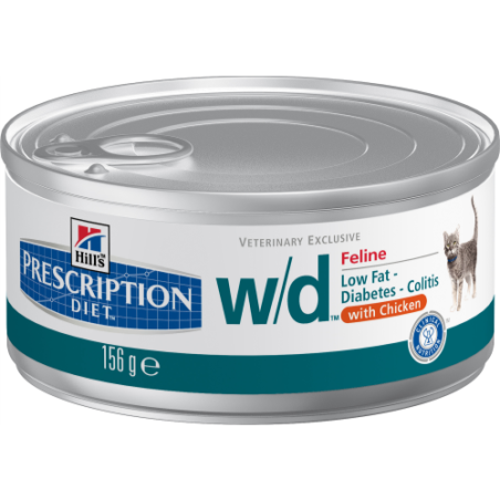 Hill's Prescription Diet w/d Feline original 156gr umido