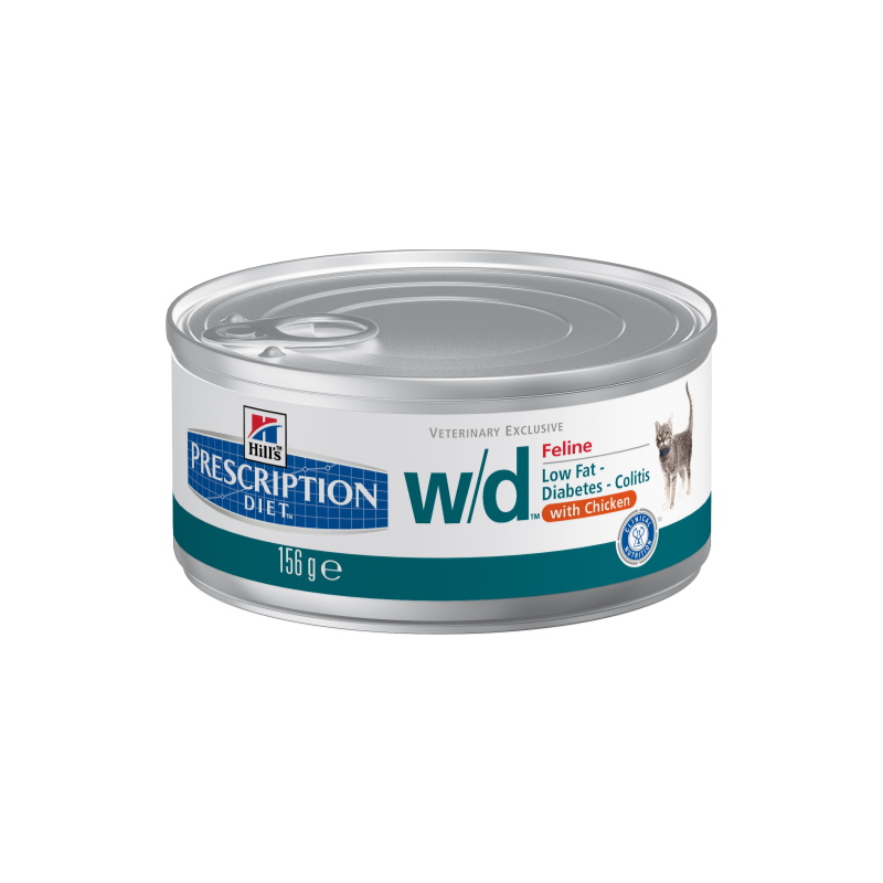 Hill's Prescription Diet w/d Feline original 156gr umido