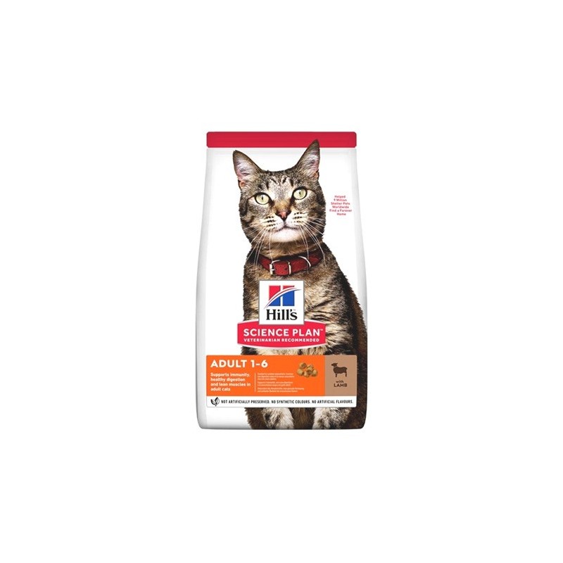 Hill's Science Plan Feline Adult Optimal Care con Agnello 300 gr secco