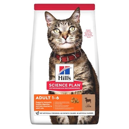 Hill's Science Plan Feline Adult Optimal Care con Agnello 1,5 kg secco