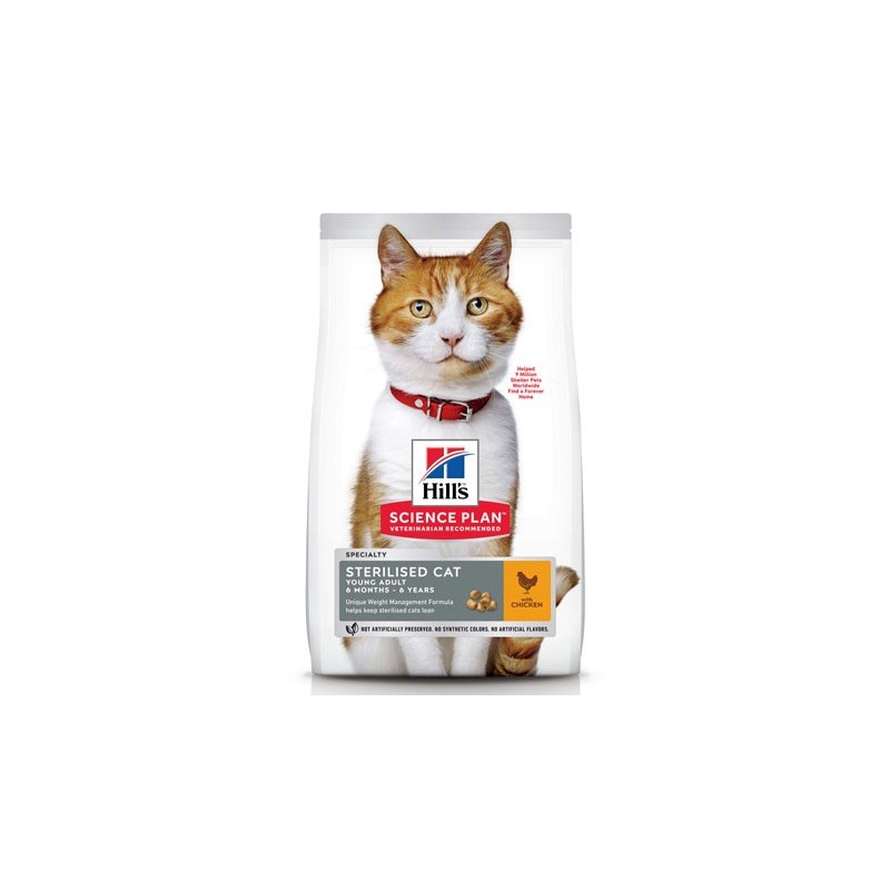 Hill's Science Plan Feline Sterilised Cat Adult Pollo 1,5kg