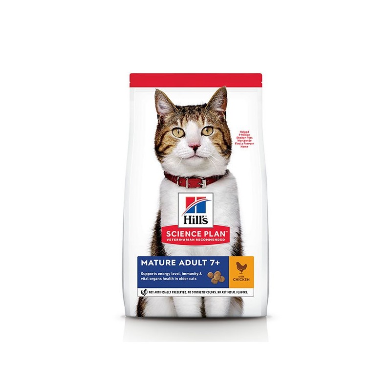 Hill's Science Plan Feline Mature Adult 7+ Sterilised Cat Pollo 1,5 Kg