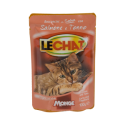 Monge Lechat buste Bocconcini in Salsa con salmone e tonno 100 gr