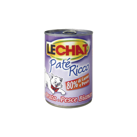 Monge Lechat Patè Ricco Paté con orata e pesce bianco 400 gr