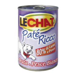 Monge Lechat Patè Ricco Paté con orata e pesce bianco 400 gr